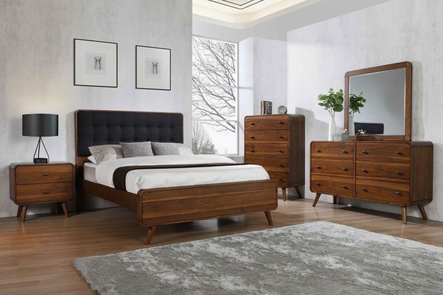 ROBYN 6-DRAWER BEDROOM DRESSER DARK WALNUT - Image 13