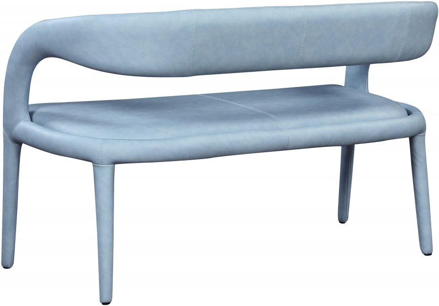 Sylvester Vegan Leather Upholstered Bench - Image 4