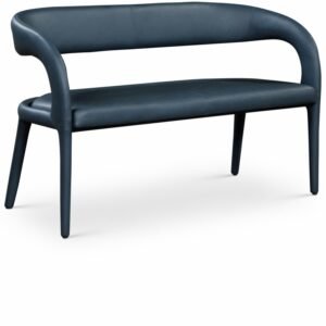 Sylvester Vegan Leather Upholstered Bench