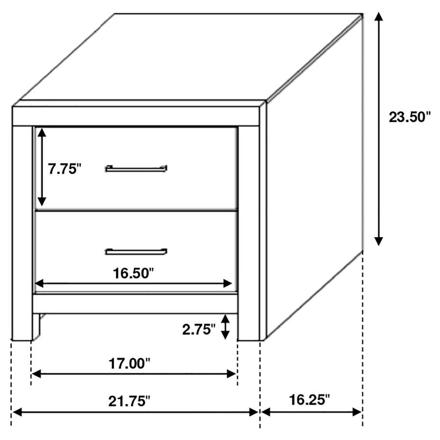 BRANTFORD 5-PIECE QUEEN BEDROOM SET BARREL OAK - Image 17