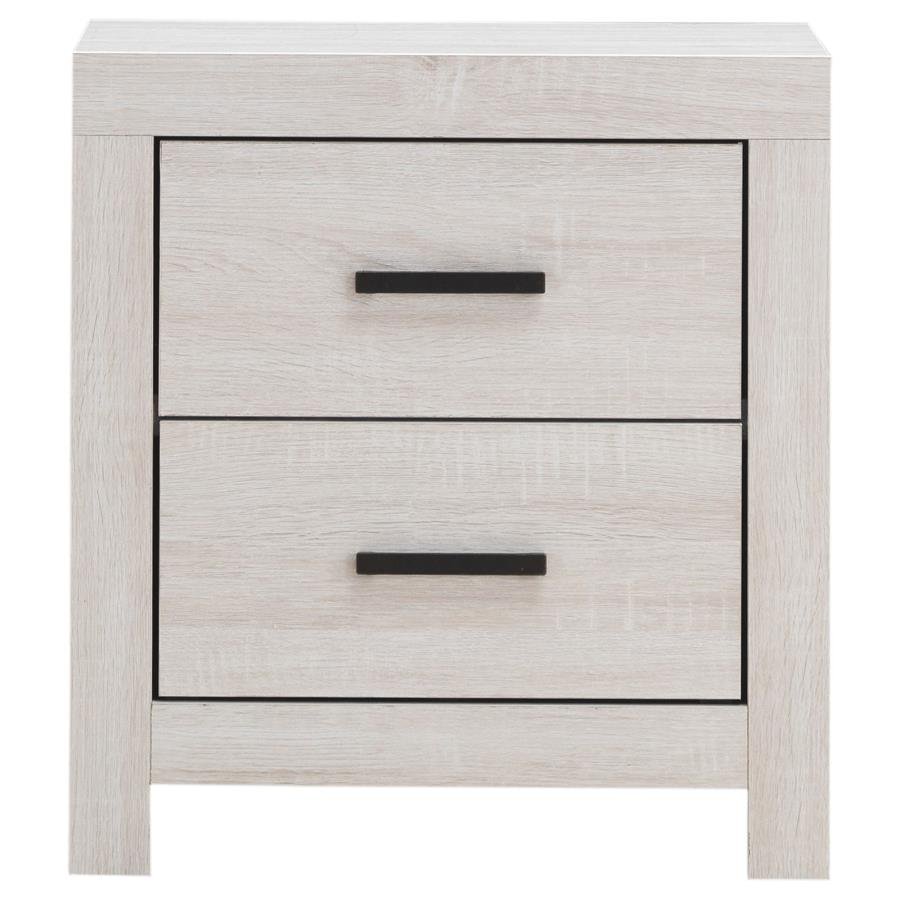 BRANTFORD 2-DRAWER NIGHTSTAND COASTAL WHITE - Image 3