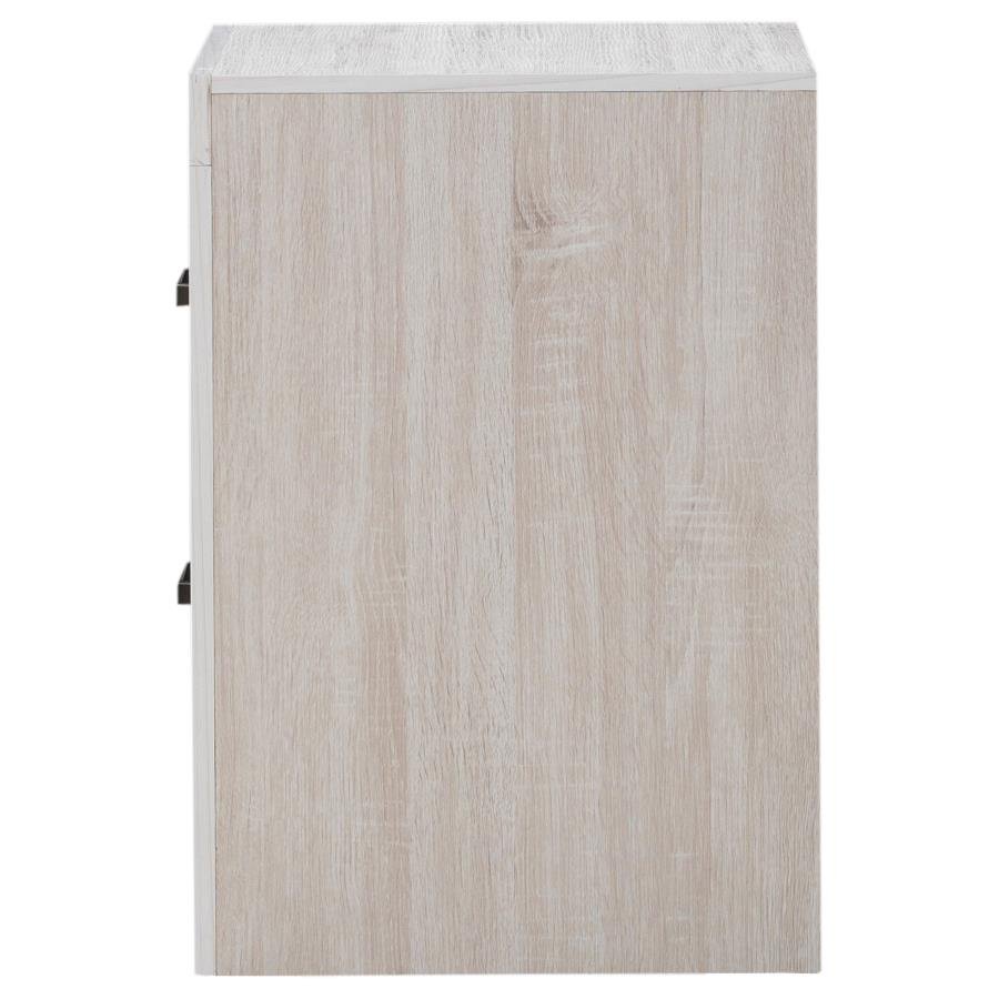 BRANTFORD 2-DRAWER NIGHTSTAND COASTAL WHITE - Image 5