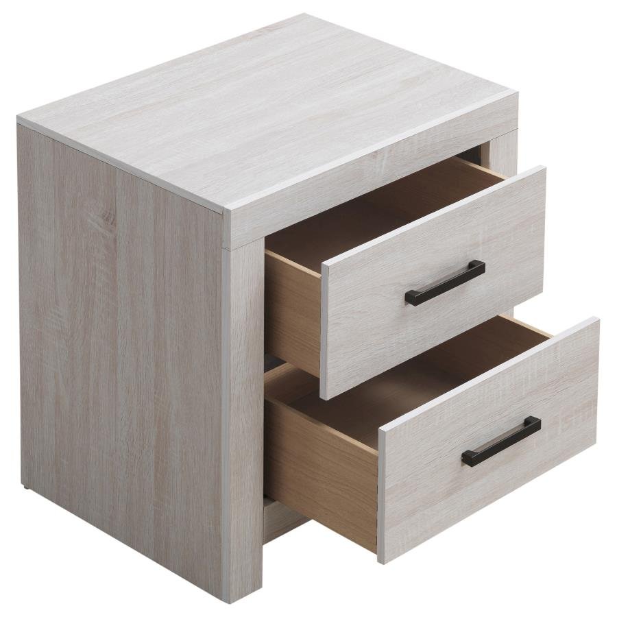 BRANTFORD 2-DRAWER NIGHTSTAND COASTAL WHITE - Image 10