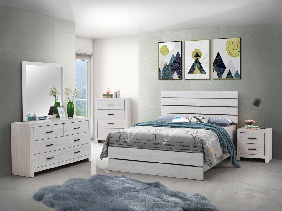 BRANTFORD 2-DRAWER NIGHTSTAND COASTAL WHITE - Image 15