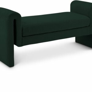 Stylus 51" Boucle Fabric Upholstered Bench