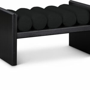 Waverly Boucle Fabric Upholstered Bench