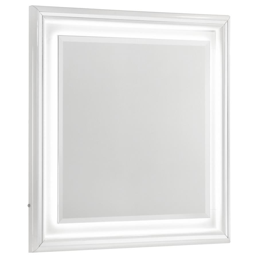 CASSIA DRESSER MIRROR WHITE HIGH GLOSS