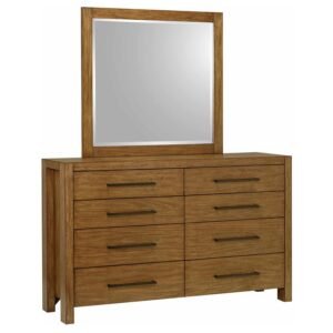 ADDERLEY DRESSER MIRROR WARM BROWN