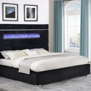 2215 BLACK KING BED