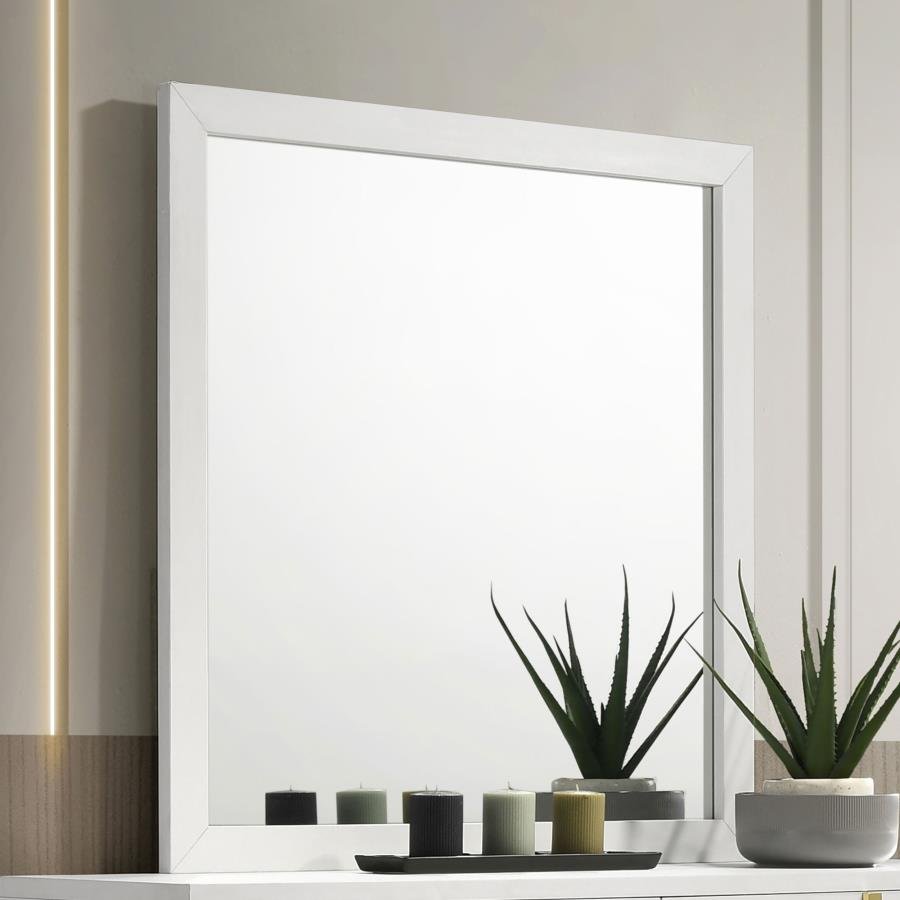 222934_01x900.jpg MARCELINE DRESSER MIRROR WHITE - Image 2
