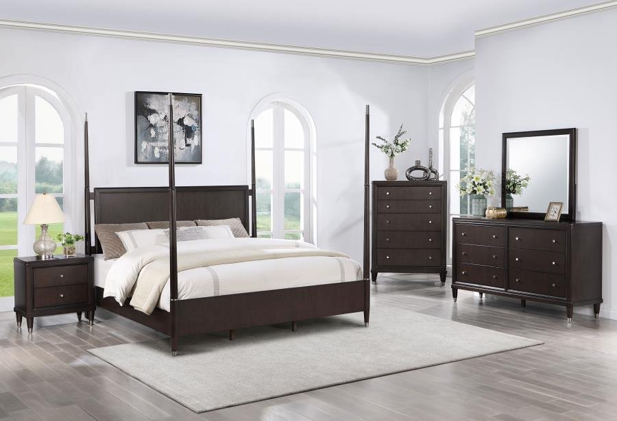 EMBERLYN 5-PIECE QUEEN BEDROOM SET BROWN