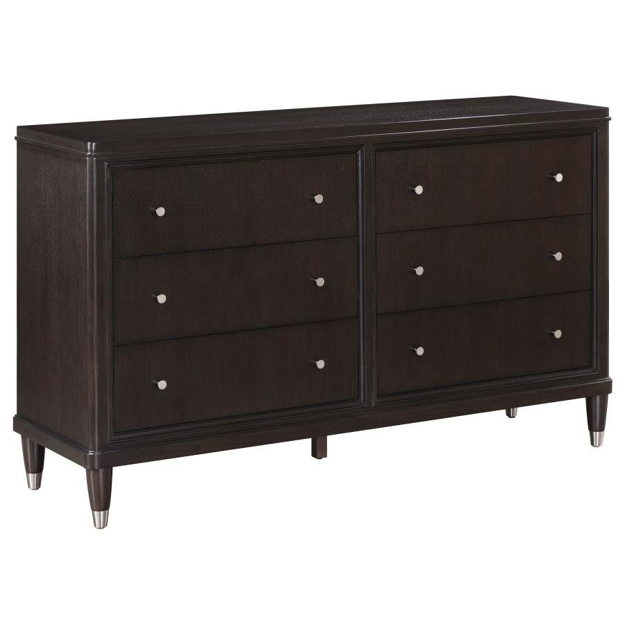EMBERLYN 6-DRAWER DRESSER BROWN