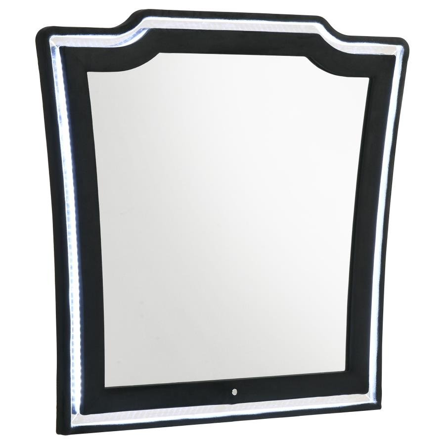 LORIENT LED DRESSER MIRROR BLACK