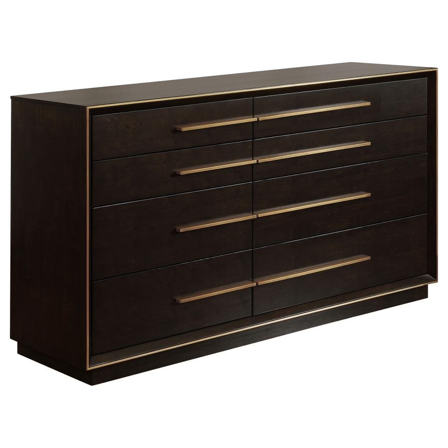 DURANGO 8-DRAWER DRESSER SMOKED PEPPERCORN