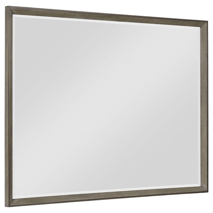 DURANGO DRESSER MIRROR TAUPE OAK