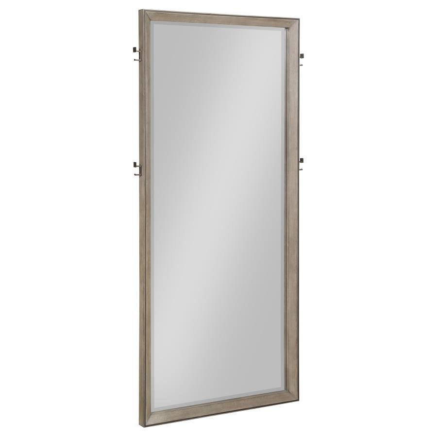 DURANGO 80-INCH STANDING FLOOR MIRROR WASHED OAK