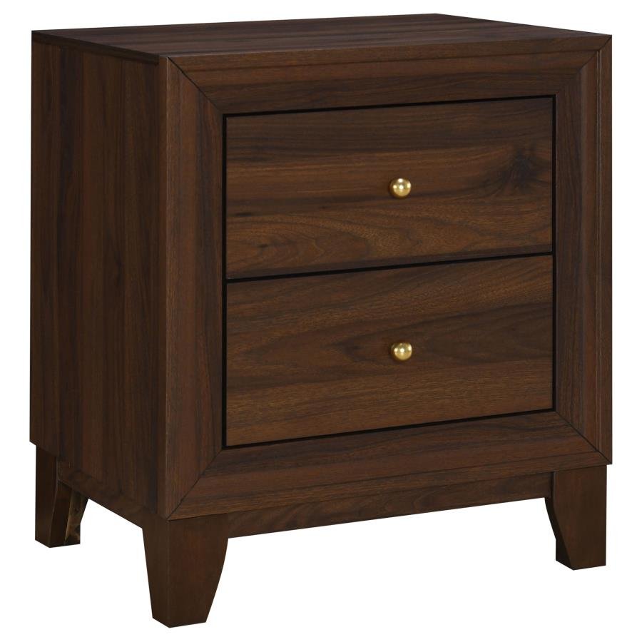 WELSLEY 5-PIECE QUEEN BEDROOM SET WALNUT - Image 5