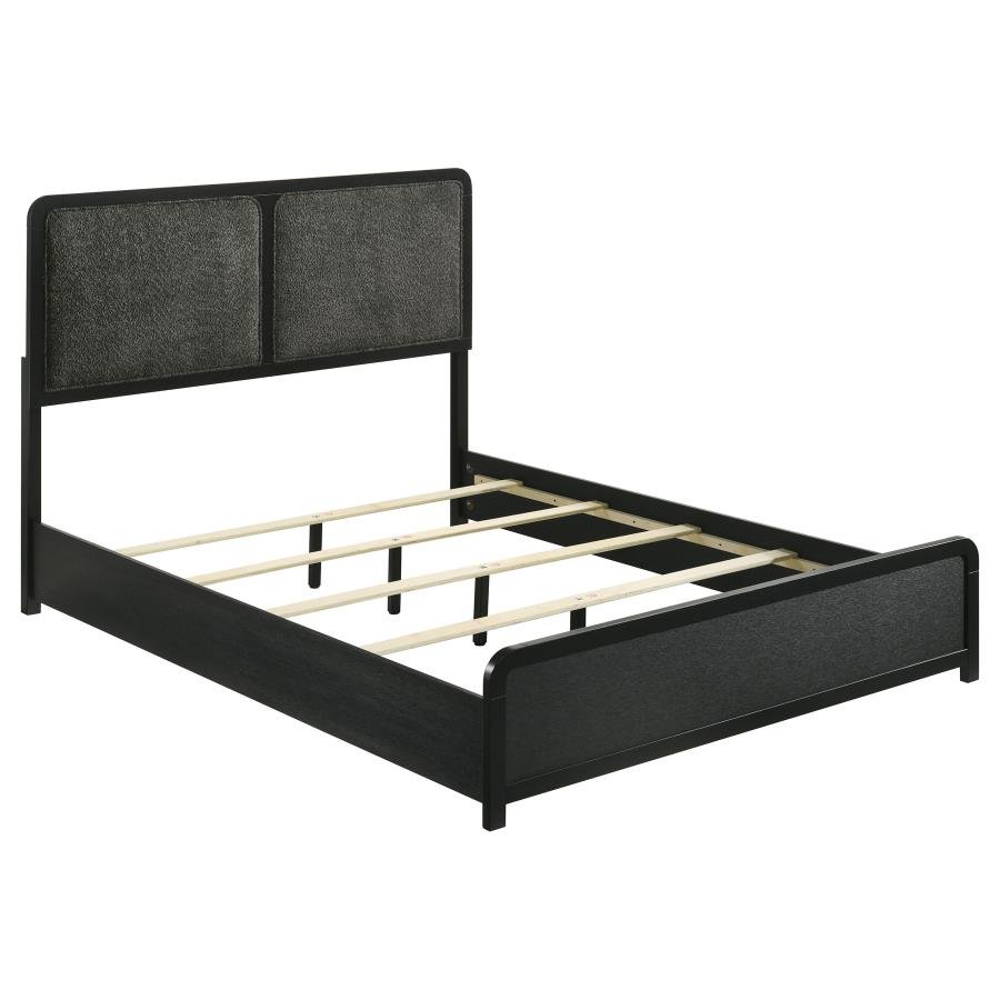 CAVELLE 5-PIECE QUEEN BEDROOM SET BLACK - Image 3
