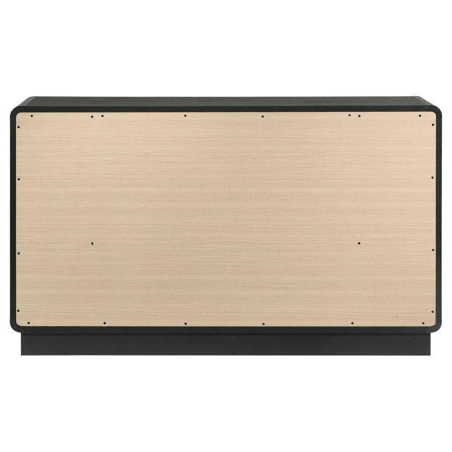 CAVELLE 6-DRAWER DRESSER CABINET BLACK - Image 7