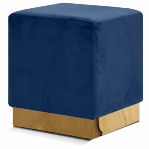 Jax Velvet Upholstered Stool