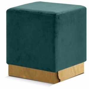Jax Velvet Upholstered Stool