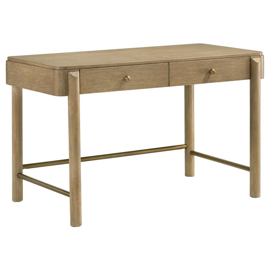 ARINI 2-DRAWER VANITY DESK MAKEUP TABLE SAND WASH