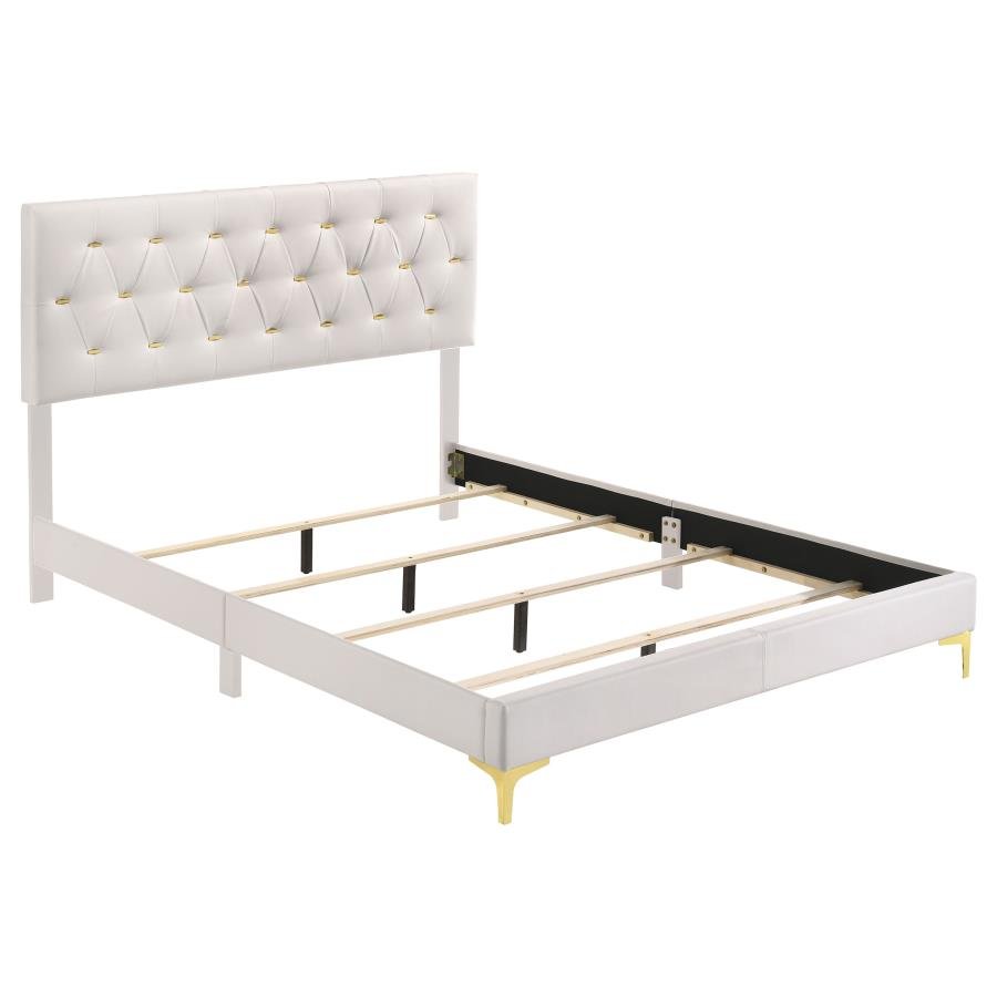 KENDALL 5-PIECE QUEEN BEDROOM SET WHITE - Image 3