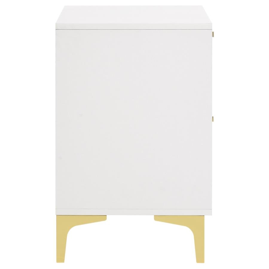 224402_09x900.jpg KENDALL 2-DRAWER NIGHTSTAND WHITE - Image 9