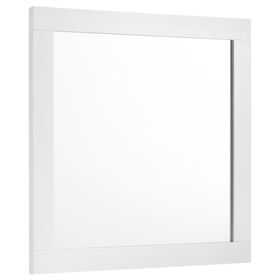 CARAWAY DRESSER MIRROR WHITE