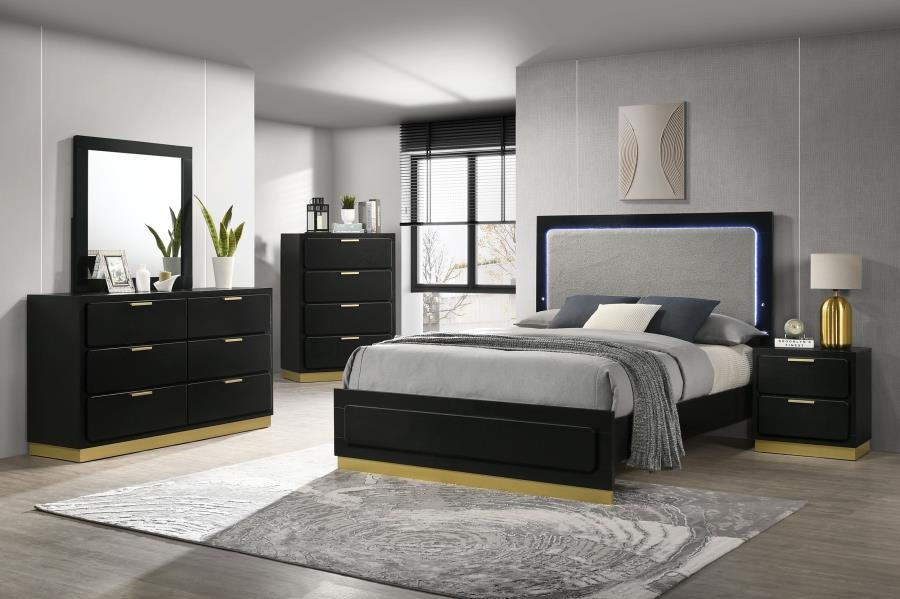 CARAWAY DRESSER MIRROR BLACK - Image 5