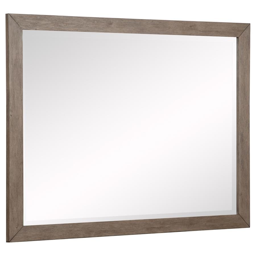 KENORA DRESSER MIRROR BARLEY BROWN
