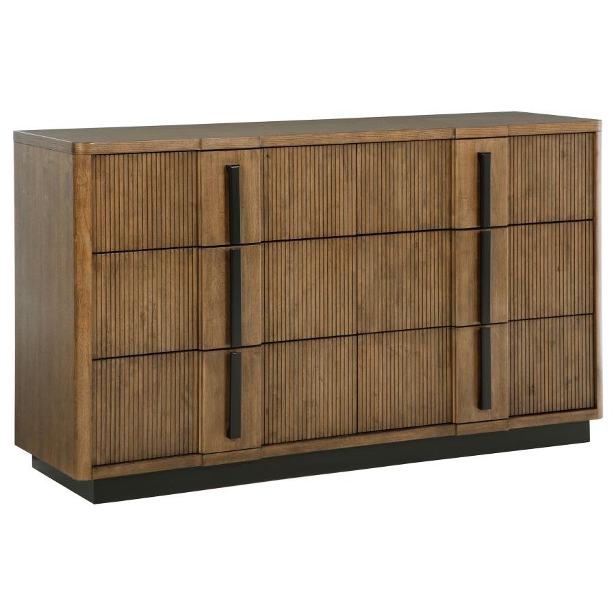 TERRACE 6-DRAWER DRESSER CABINET ASH BROWN