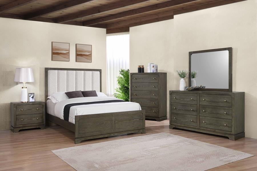 GRAN PARK 5-PIECE QUEEN BEDROOM SET DARK COCOA