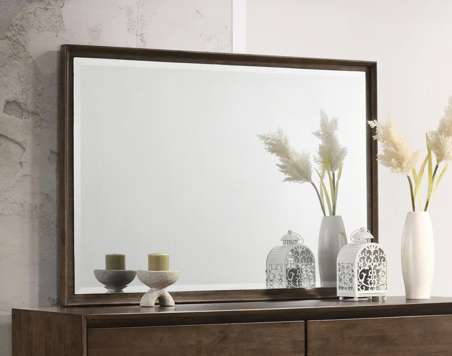 GLENWOOD DRESSER MIRROR WARM BROWN - Image 2