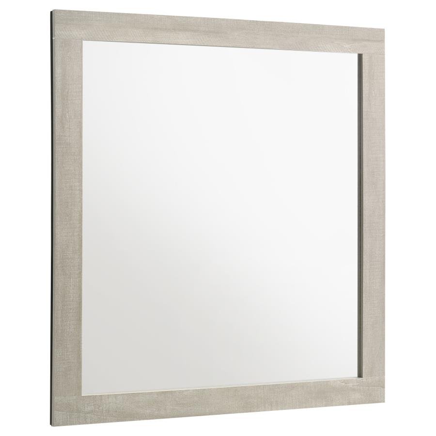 TRENTON DRESSER MIRROR RUSTIC CREAM