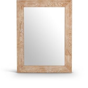 Cresthill Oak Wood Frame Mirror