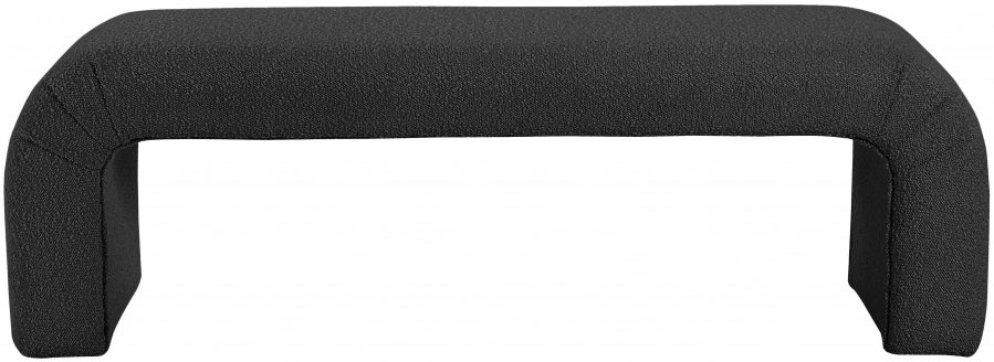 Niagara Boucle Fabric Upholstered Bench - Image 3