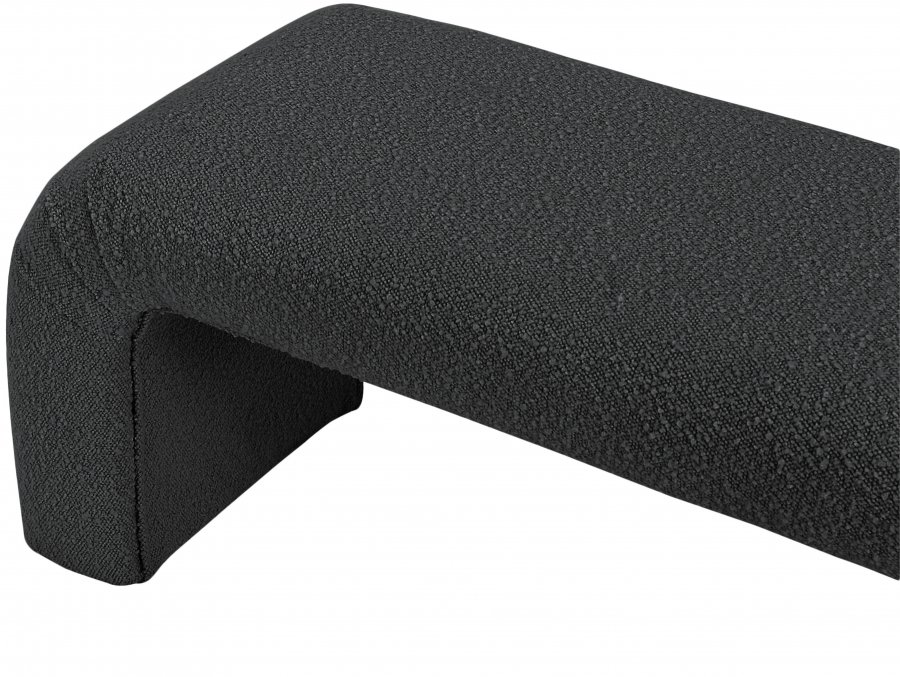 Niagara Boucle Fabric Upholstered Bench - Image 5