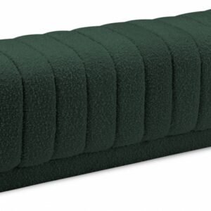 Heathrow Boucle Fabric Upholstered Bench