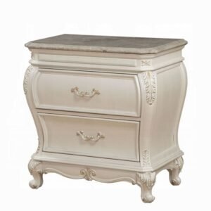 Chantelle Nightstand W/Marble Top