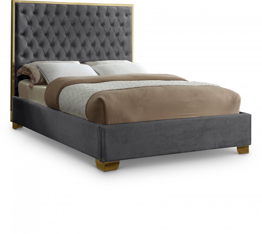 Lana Velvet Upholstered Bed