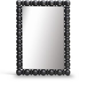 Aubrey Acacia Wood Frame Mirror