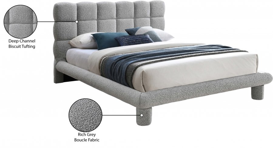 27161_00.jpg Deco Boucle Fabric Upholstered Bed - Image 7