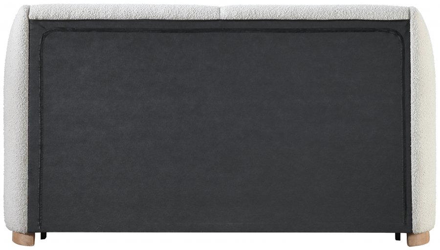 Jardin Boucle Fabric Upholstered Bed - Image 4