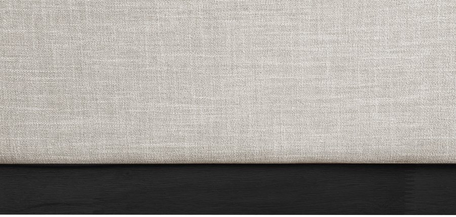 Logan Linen Textured Fabric Upholstered Bed - Image 7