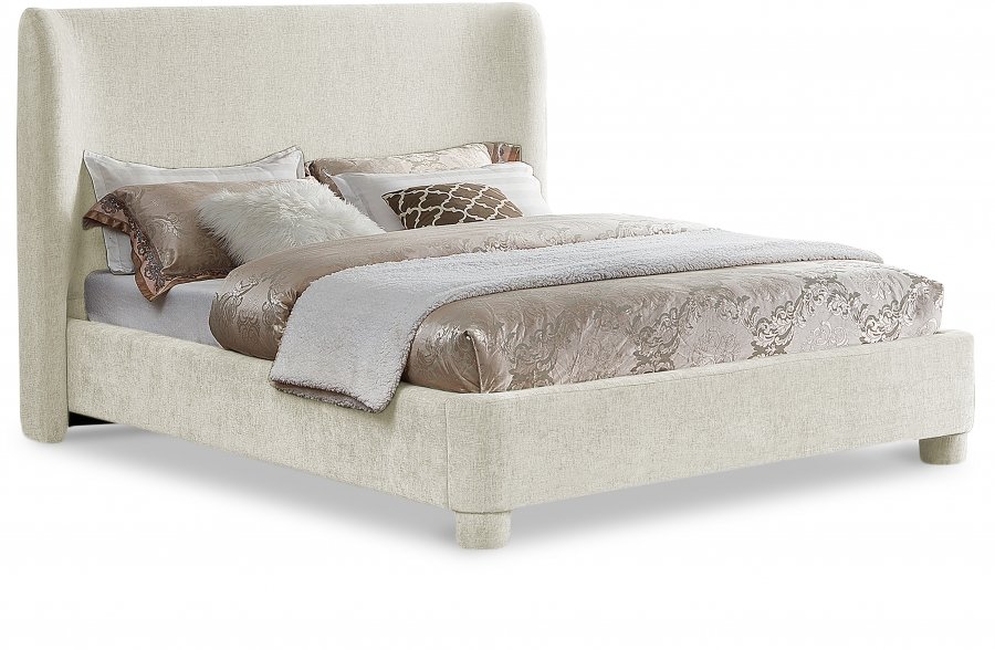 Penny Chenille Fabric Upholstered Bed