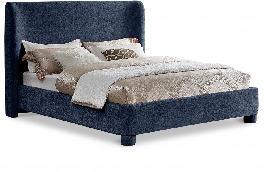 Penny Chenille Fabric Upholstered Bed