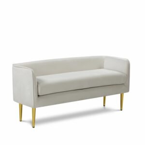 Audrey Velvet Upholstered Bench