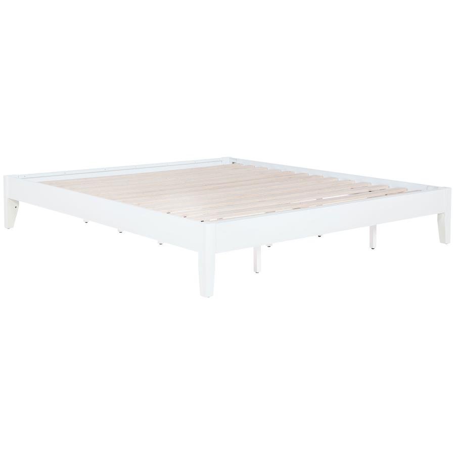 HOUNSLOW CALIFORNIA KING UNIVERSAL PLATFORM BED WHITE