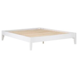 HOUNSLOW QUEEN UNIVERSAL PLATFORM BED WHITE